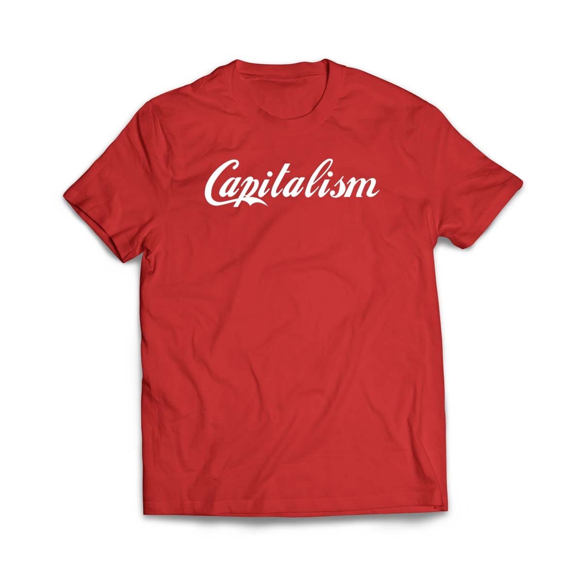 Capitalism Red T Shirt