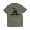 Don't Tread On Me Military Green T-Shirt - We Got Teez