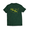 Free Speech Zone Forest Green T-Shirt - We Got Teez