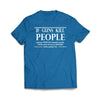 If Guns Kill People Royal Blue T-Shirt - We Got Teez