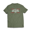 Let's Go Brandon (FJB) Military Green Tee Shirt