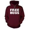 Free Hugs Maroon Hoodie - We Got Teez