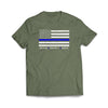 "Honor Protect and Serve" Military Green T-Shirt - We Got Teez