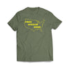 Free Speech Zone Military Green T-Shirt - We Got Teez