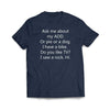ADD Dog Navy T-Shirt - We Got Teez
