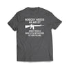 Nobody Needs An AR-15? Charcoal Grey Classic T-Shirt - We Got Teez