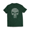 Punisher Guns Forest Green T-Shirt - We Got Teez