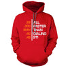 All Faster Than Dialing 911 Red Hooded Sweatshirt - We Got Teez