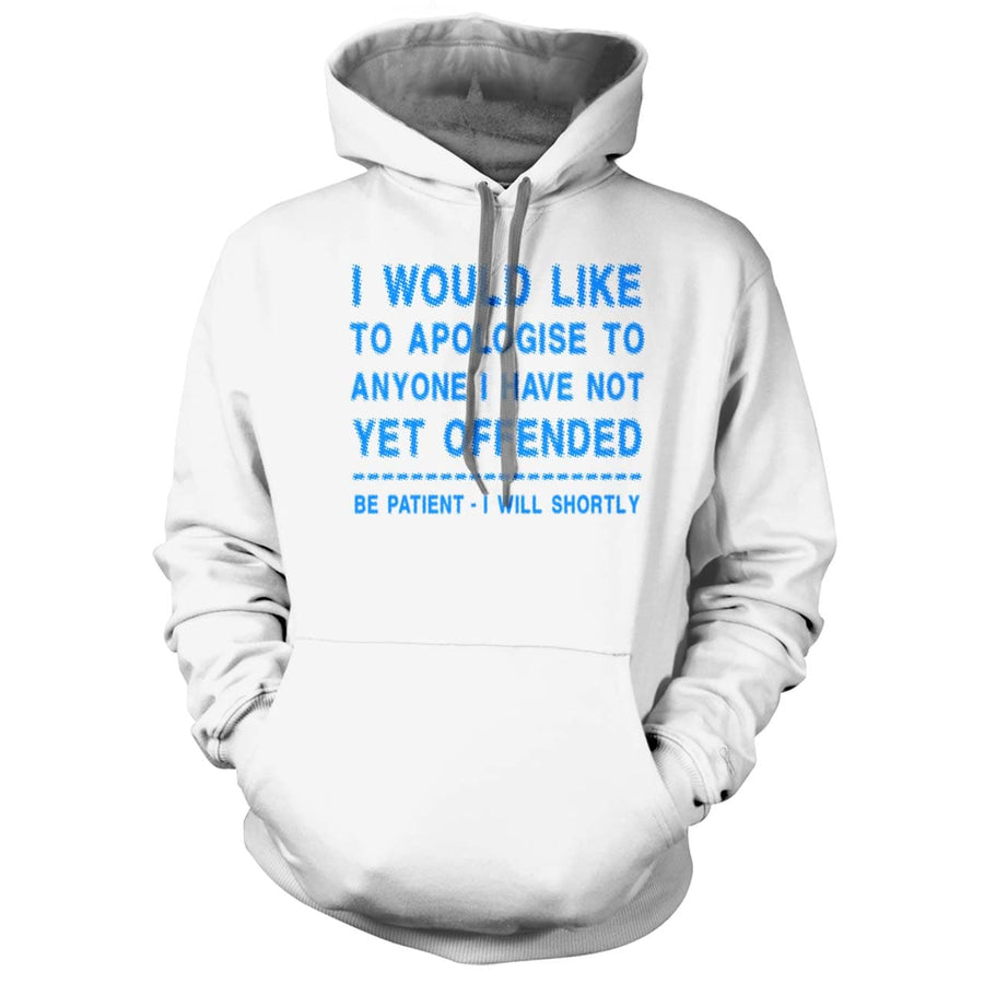 Apologize to Anyone I Have Not Yet Offended Hoodie