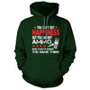 Ammo is Happiness Forest Green Hoodie - We Got Teez