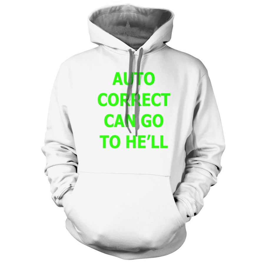 Auto Correct Black Hoodie - We Got Teez