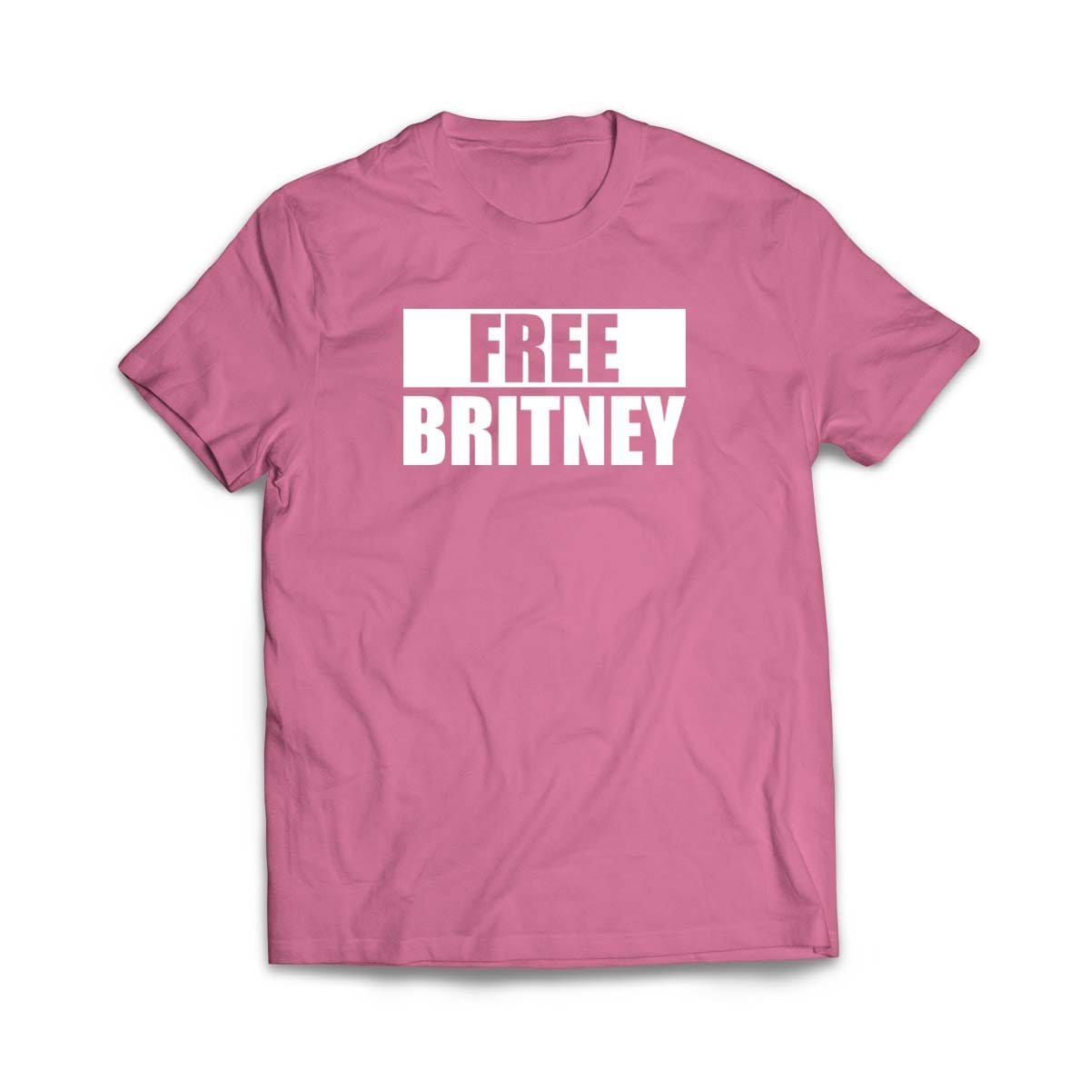 NEXT LEVEL APPAREL - #FREE BRITNEY WOMENS T-SHIRT - PINK-SIZE M