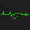 Life Support Gun Heartbeat T-Shirt Apparel Square - We Got Teez