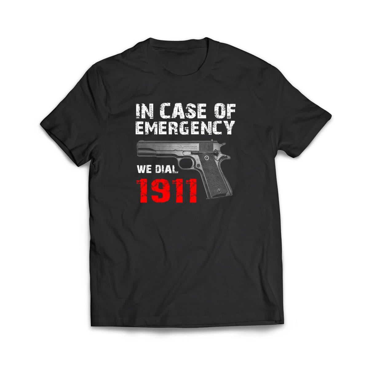 "We Dial 911" Black T-Shirt - We Got Teez