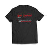Gun Control Definition Black T-Shirt - We Got Teez