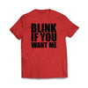 Blink If You Want Me Red T-Shirt - We Got Teez