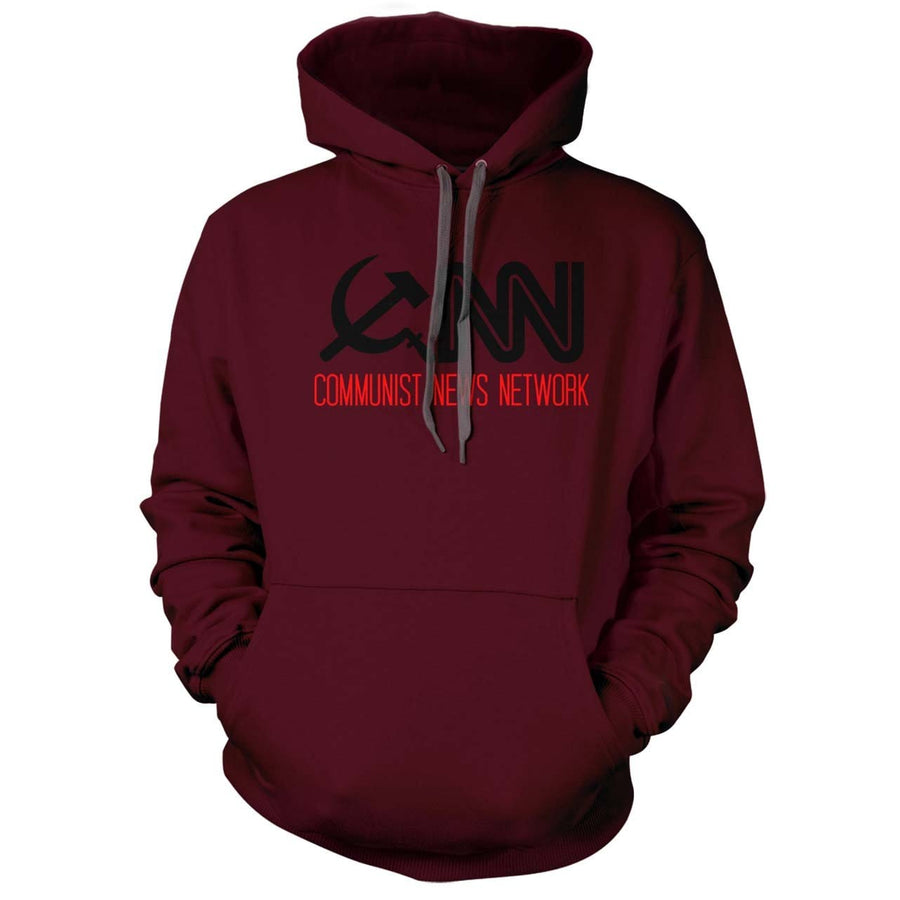 CNN Communist News Network Sports Grey Hoodie