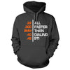 All Faster Than Dialing 911 Charcoal Grey Hoodie - We Got Teez