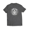 Guns and Coffee Charcoal Grey Classic T-Shirt - We Got Teez
