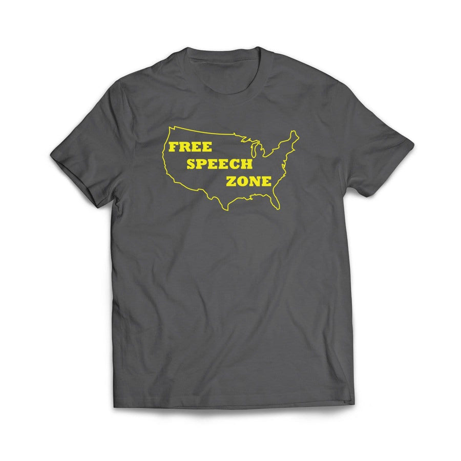 Free Speech Zone Black T-Shirt - We Got Teez