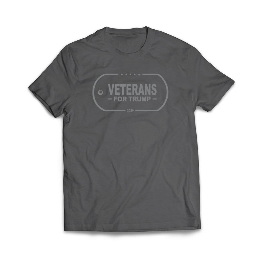 Veterans for TRUMP Black T-Shirt - we got teez