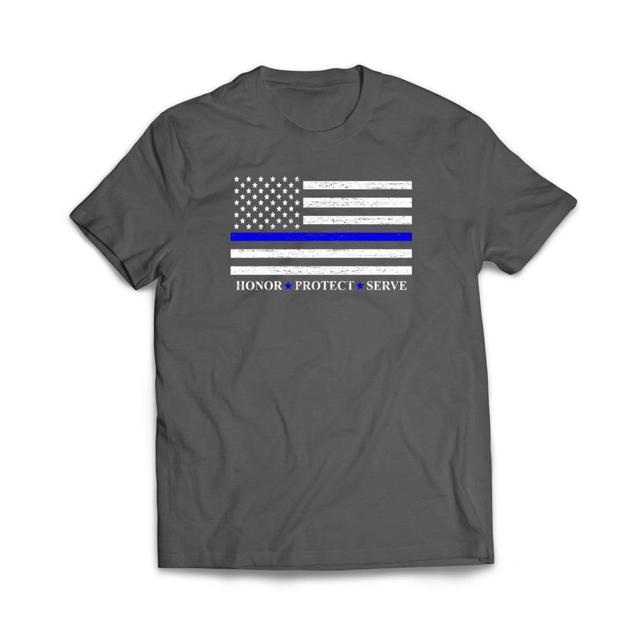 "Honor Protect and Serve" Black T-Shirt - We Got Teez