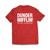 Dunder Mifflin Red T-Shirt - We Got Teez