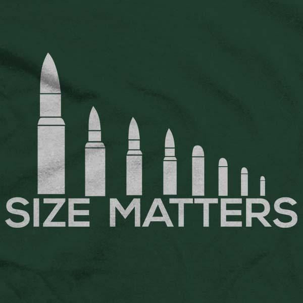 Bullet Size Matters T-Shirt Product square - We Got Teez