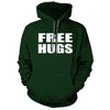 Free Hugs Forest Green Hoodie - We Got Teez