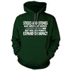 Sticks and Stones Forest Green Hoodie - We Got Teez
