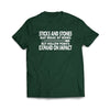 Sticks and Stones Forest Green Tee-Shirt - We Got Teez
