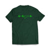 Life Support Gun Heartbeat Forest Green Classic T-Shirt - We Got Teez