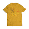 Full Glass Ath Gold T-Shirt - We Got Teez