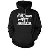 You Can Give Peace a Chance Black Hoodie