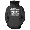 You Can Give Peace a Chance Charcoal Hoodie