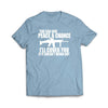 You Can Give Peace a Chance Light Blue Tee Shirt