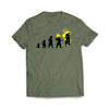 Goku Evolution Military Green T-Shirt - We Got Teez