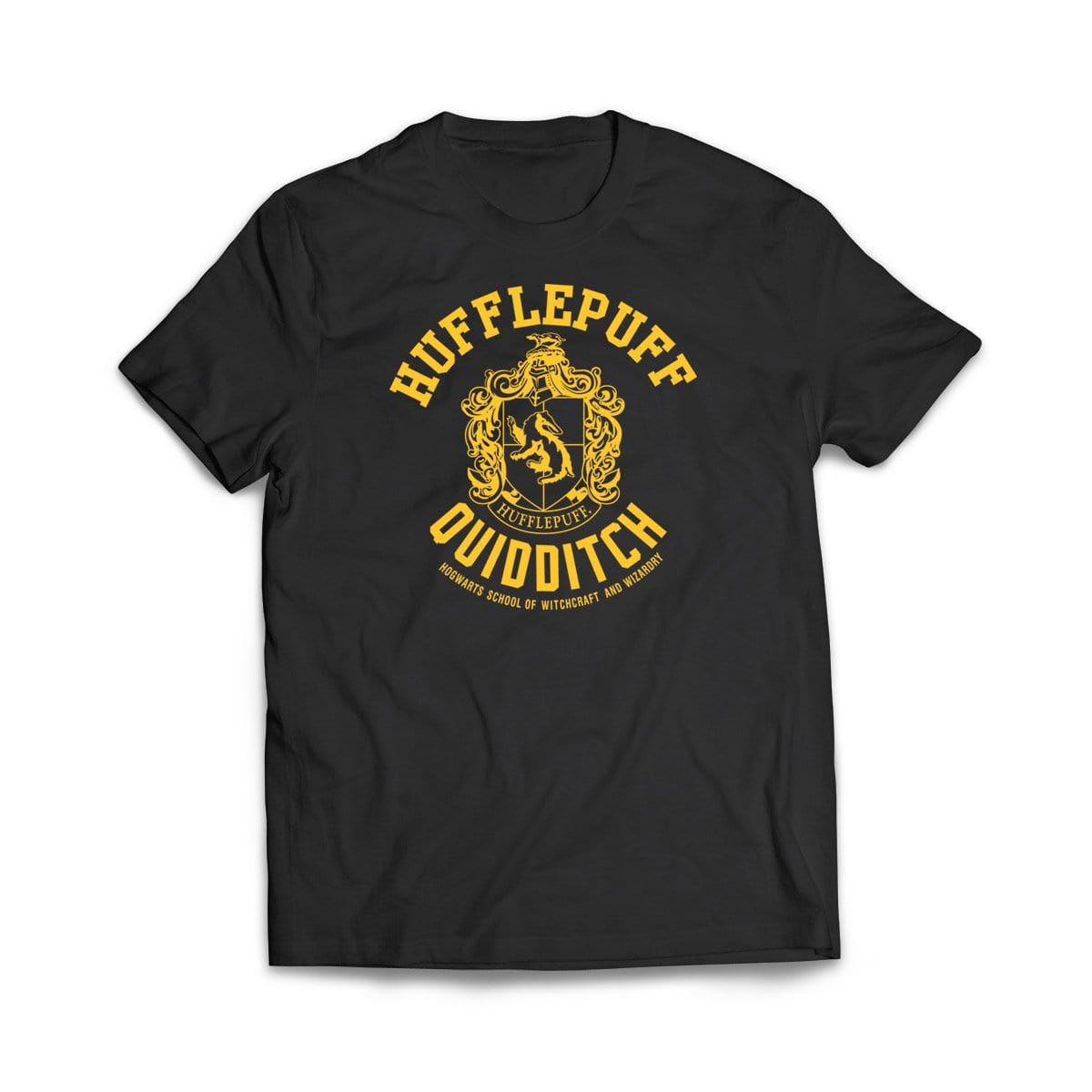 Hufflepuff Harry Potter Black T Shirt