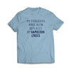 Hamilton Lyrics Lite Blue T-Shirt - We Got Teez