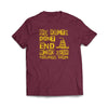 "My Right's Don't End" Maroon T-Shirt - We Got Teez