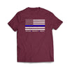 "Honor Protect and Serve" Maroon T-Shirt - We Got Teez