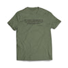"To Disarm the People" Military Green T-Shirt - We Got Teez
