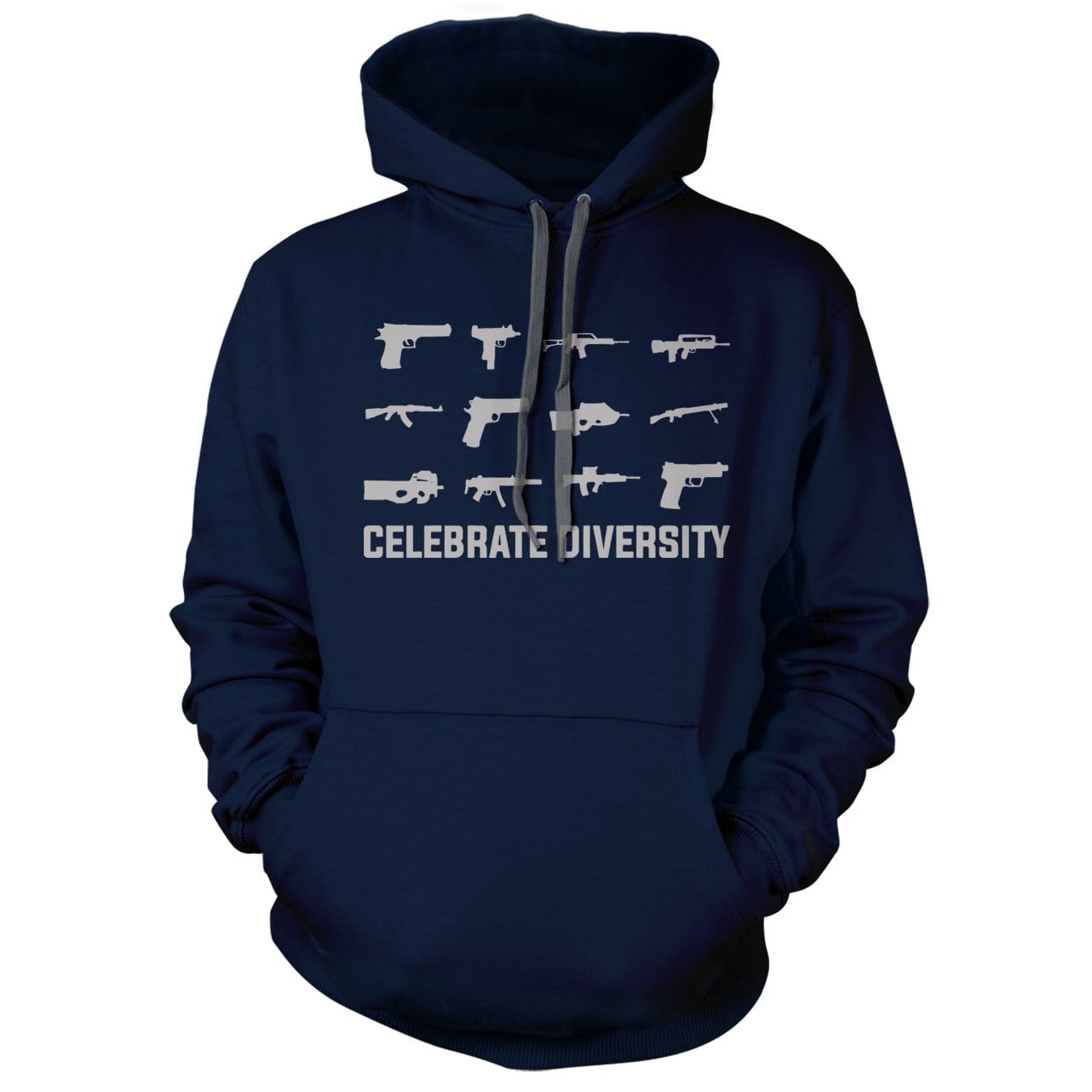 Celebrate Diversity Navy Hoodie - We Got Teez