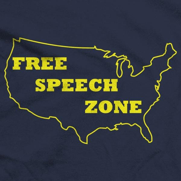 Free Speech Zone T-Shirt - We Got Teez