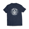 Guns and Coffee Navy Blue T-Shirt - We Got Teez