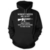 Nobody needs an AR15 Black Hooded Sweatshirt - We Got Teez