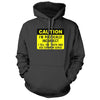 Caution I’m Politically Incorrect Charcoal Hoodie