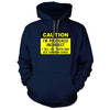 Caution I’m Politically Incorrect Navy Hoodie