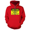 Caution I’m Politically Incorrect Red Hoodie