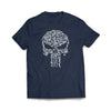 Punisher Guns Navy Blue T-Shirt - We Got Teez